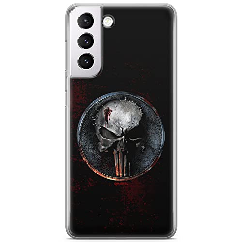 Ert Group Mobile Phone Case For Samsung S21 Original And Officially Licensed Marvel Pattern Punisher 004 Optimally Adapted To The Shape Of The Mobile Phone, Case Made Of Tpu #TOP24