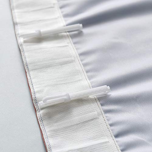 Chadmade 50Wx96L Inch Solid Matt Luxury Heavyweight Velvet Curtain Drape With Room Darkening Lining Flat Hook Or Ring Clip Heading For Track, Coral (1 Panel), Leon Collection #TOP3