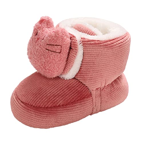 Baby Girls Boys Cotton Flat Booties Newborn Winter Warm Slippers Toddler Non Slip Boots House Socks Warm Baby Shoes