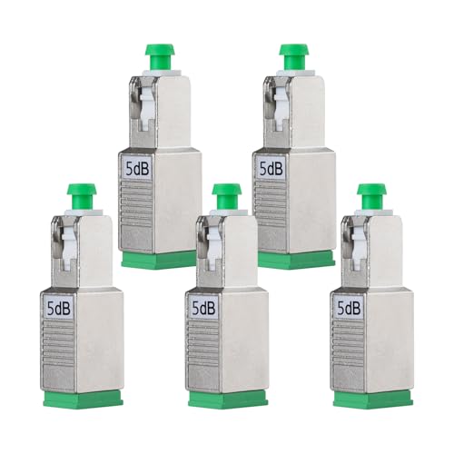 Atténuateur fibre optique SC/APC fixe 5 dB pour stabiliser le signal monomode