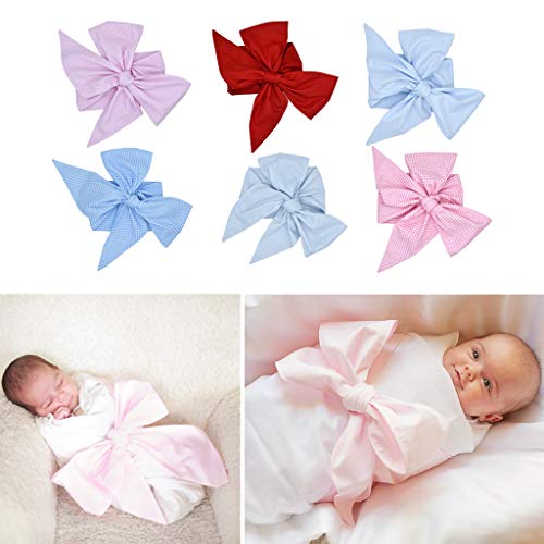 LANDUM Newborn Swaddle Sash Maternity Bow Sash Baby Swaddle Photography Shoot Prop - 5#