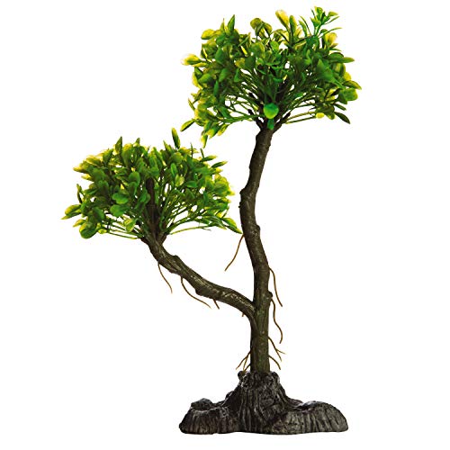 GloFish Mangrove Green Tree Plant Fluorescent Under Blue LED Light Aquarium Decor, Medium - Image 2