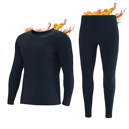 Listado de Conjuntos térmicos para Hombre disponible en línea. 46 INNERSY Conjunto de Ropa Interior Térmica para Hombre Capa Base Ligera Calzoncillos Largos para Ejercicio en Invierno(Azul Marino,X-Grande)