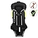 Upgraded Motorcycle Airbag Vest,Breathable Waterproof Jacket with Reflective Strips,Protective Gear for Motorcycle/Horse Riding (Black1, X-Large)