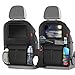 YOOFAN Auto Rückenlehnenschutz (2 Stück) Kinder Auto Organizer Wasserdicht Autositzschoner mit Große Taschen und iPad-/Tablet-Fach Kick-Matten-Schutz für Autositz