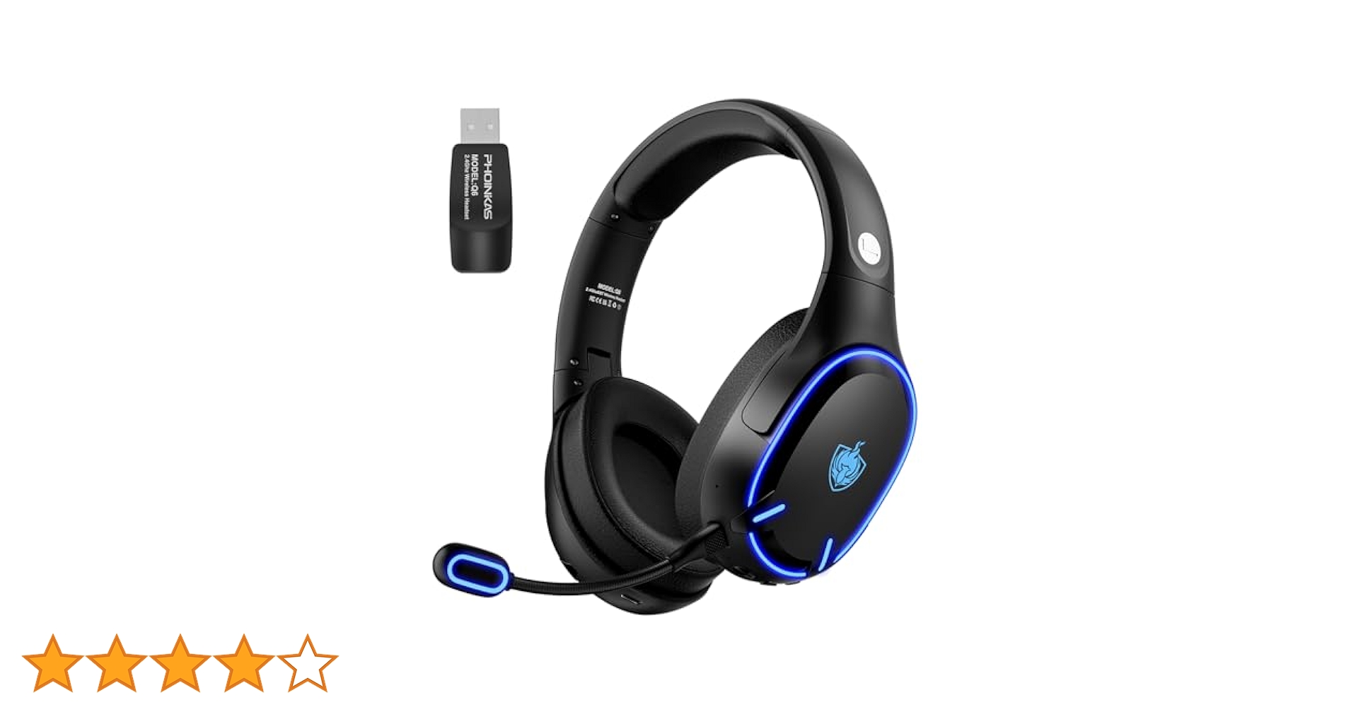 ゲーミングヘッドセット　ワイヤレス　無線 Amazon.co.jp: gmrpwnage ゲーミングヘッドセット ワイヤレス