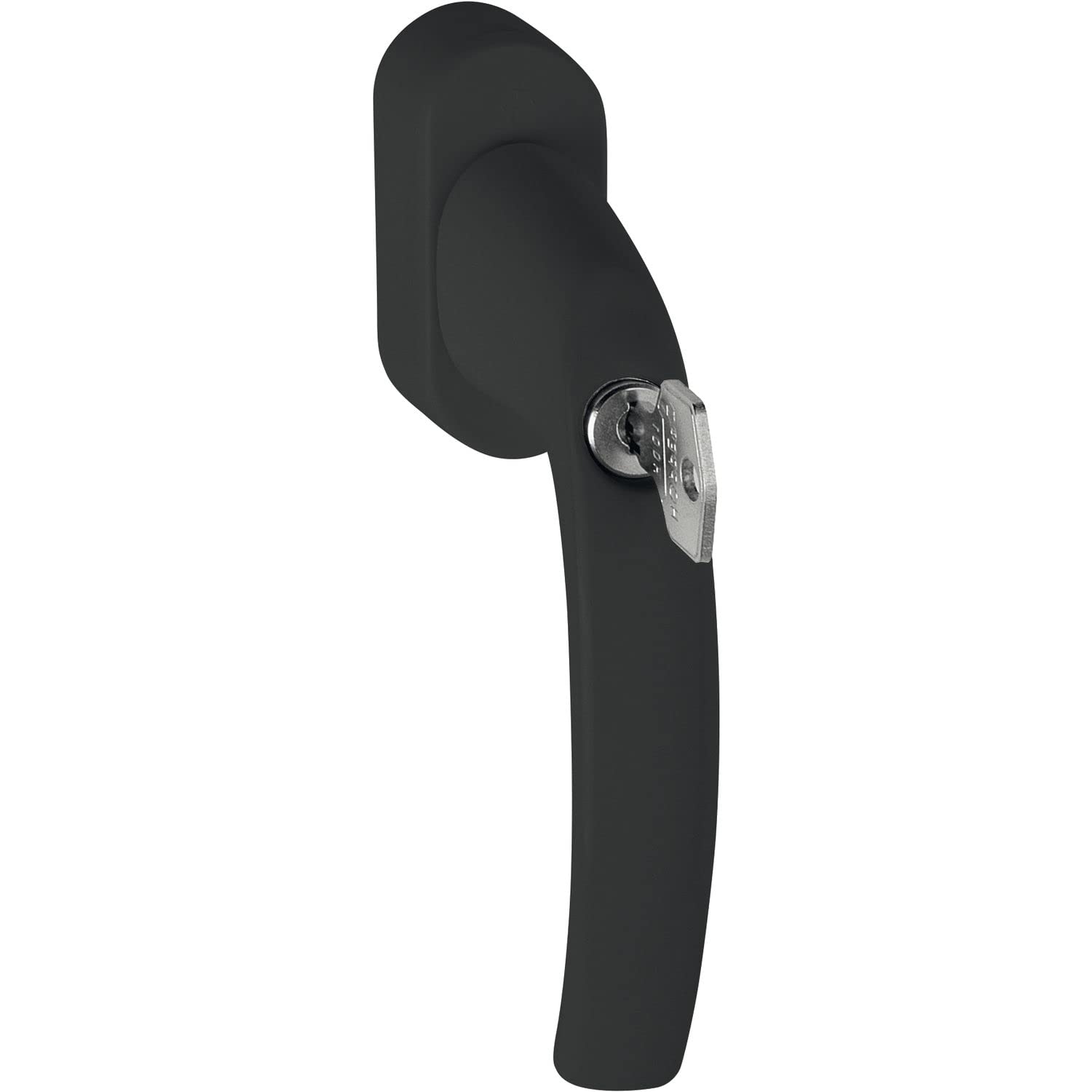 HOPPE 11618243 Poignée de fenêtre ATLANTA-Secustik 90° Noir mat 7 x 32-42 mm