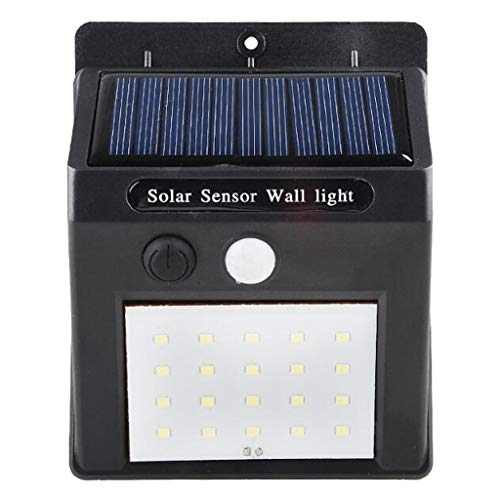 Baoblaze Solar Light Outdoor 20LED Wireless Waterproof Segurança Solar Motion Sensor Light