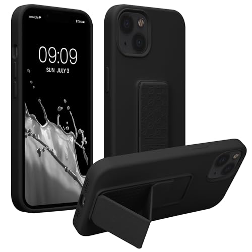 CON CINTURINO: la back cover con impugnatura dona maggiore sicurezza. Il sostegno appoggia telefono può essere usato come cavalletto. Posiziona lo schermo del cellulare in orizzontale per guardare film e serie TV o in verticale per scattare selfie.