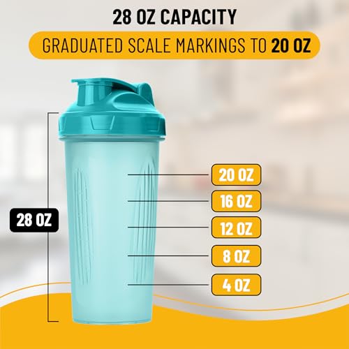 Image of Mr. Pen- Shaker Bottles for Protein Mixes, 28 oz (Pack of 2)