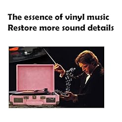 Bluetooth Record Player Belt-Driven 3-Speed Turntable Record Players Built-in Stereo Speakers with Headphone Jack/Aux Input/RCA Line Out - Les Beatles, Paul McCartney, John Lennon, RIngo Starr, George Harrison Bluetooth Record Player Belt-Driven 3-Speed Turntable Record Players Built-in Stereo Speakers with Headphone Jack/Aux Input/RCA Line Out – Image 7