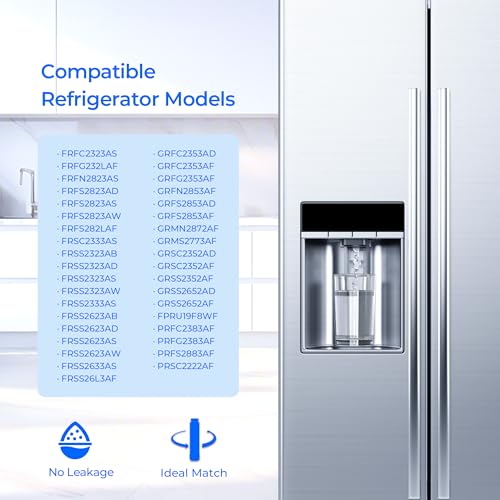 Image of TEEHAY PWF-1 FPPWFU01 Frigidaire Water Filter, Compatible with Frigidaire FRSS2623AS, GRFS2853AF, GRSS2652AF, FRFS2823AD, FRFS2823AS, FRFS282LAF, FRSS2623AB, GRFC2353AF, FPRU19F8WF, 3 Pack