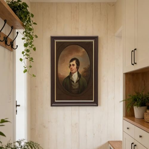 Portrait Robert Burns affiche pour décorer un bureau d'écrivain