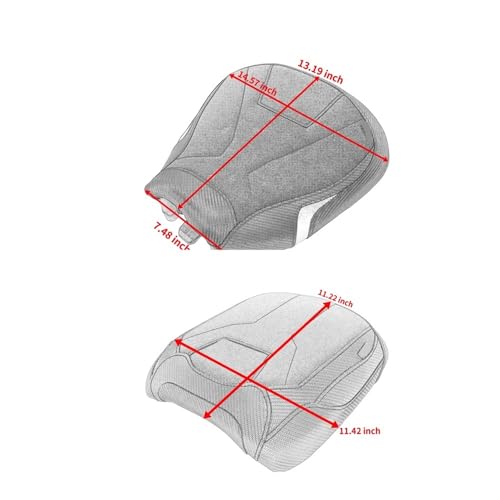 Cojín de asiento Tracer 9 anti fatiga para conductor y pasajero 2021-2024 4