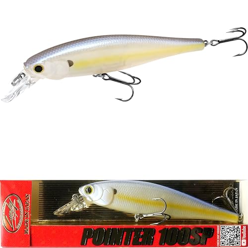 Lucky Craft Pointer 100 (250 Chartreuse Shad), 4-Inch