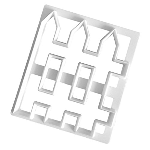 Dovewill Plastique Mini Clôture Emporte-pièce pour décoration de gâteaux de cuisine Biscuit Moule à gâteau Cover