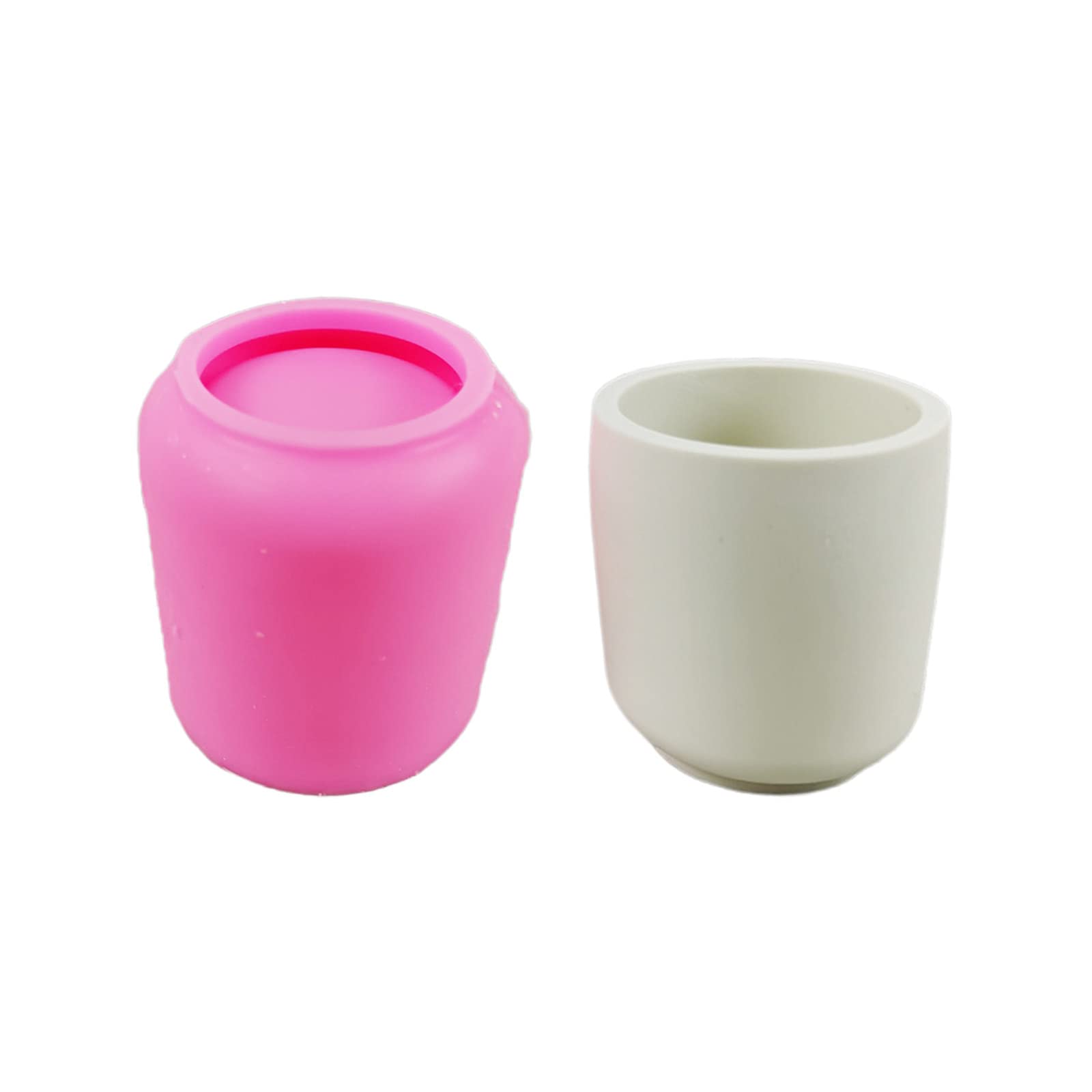 Supporto per candele Stampo in resina per gesso, vaso di fiori Stampi in silicone Stampi rotondi per resina epossidica stampi per colata di gioielli fai da te Fioriera in cemento Vaso da fiori