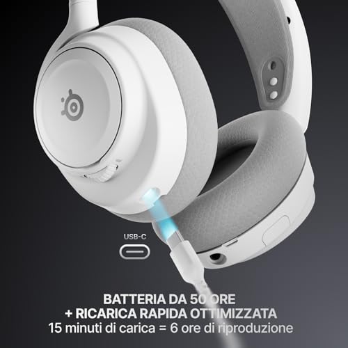 Steelseries Arctis Nova 7 Wireless Gen 2 - Cuffie Da Gioco - Controllo App In Tempo Reale - Oltre 50 H - Driver Magnetici Al Neodimio - Mixabile 2,4 Ghz/Bluetooth - Pc, PS5, PS4, Switch 1/2, Mobile - 5