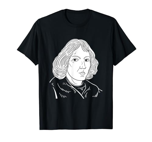 Nicolaus Copernicus Portrait T-Shirt - Astronomer Gift