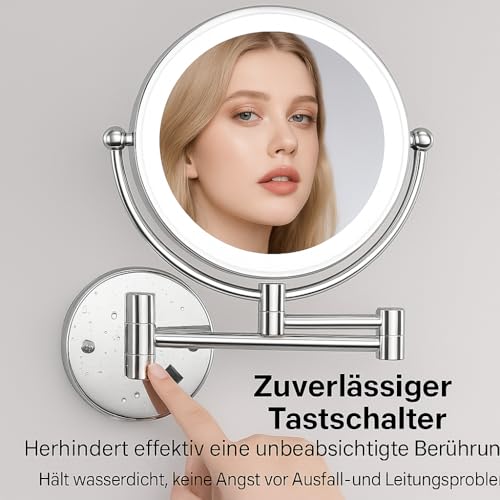 Miroir de maquillage éclairé LED : dites adieu au manque de lumière