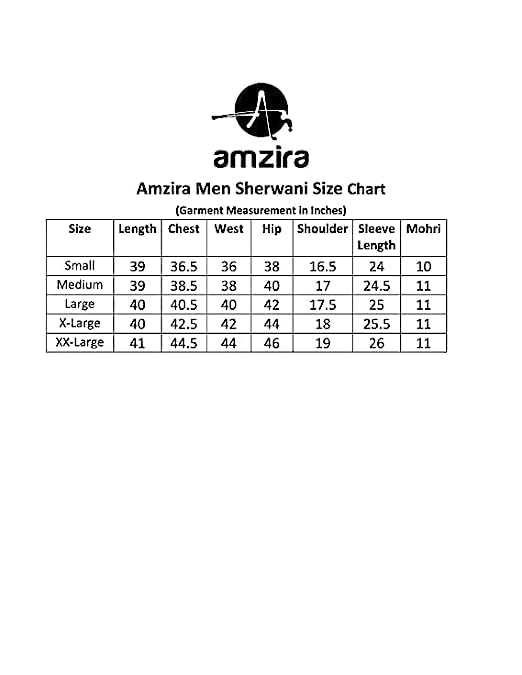Image of Amzira Men's Soft Cotton Indo Western Kurta Pyjama Set with Mandarin Collared Neck Long Sleeves Button Closure and Solid Pant