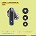 Skullcandy Smokin’ Buds Wireless Earbuds, Bluetooth Headphones, Noise Isolating Fit, Up to 20 Hours Battery, IPX4 Sweat and Water Resistant, Microphone for iPhone Android - True Black