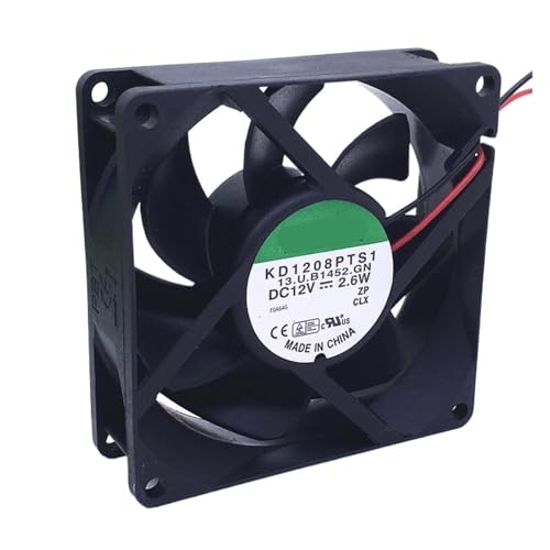 Ventilador de refrigeración de 2 cables para proyectos electrónicos y cajas 12V 2