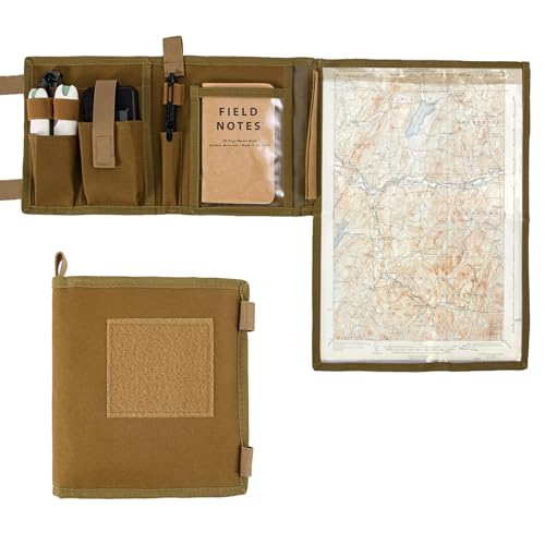Map Case with Waterproof Tactical Pouch