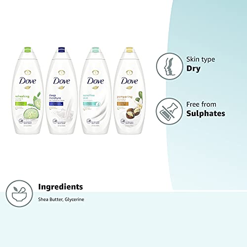 Dove Mixed Body Wash Pack with Skin Natural Nourishers for Instantly Soft Skin and Lasting Nourishment Cleanser That Effectively Washes Away Bacteria While Nourishing Your Skin 4 Count - Image 13