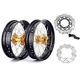 --Material: Acero inoxidable Pieza de motocicleta Motocicleta Supermoto 3,5 \