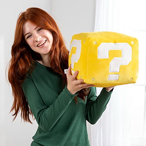 Peluche de Super Mario decorativo grande tipo cubo de interrogación 4