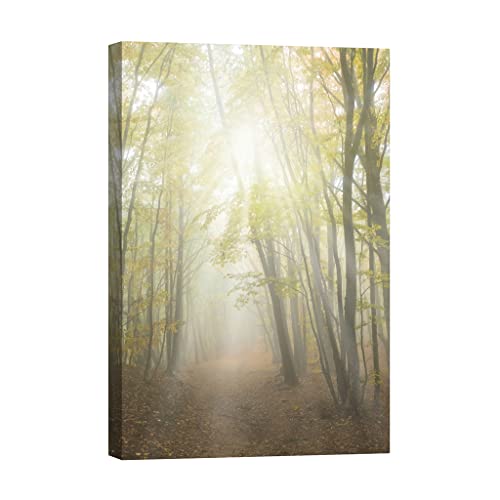 Tableau lumineux pour couloir sombre canvas nature phosphorescent 80 x 120 cm