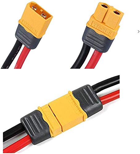 10 Paar Amass XT60H Verbesserte Version XT60-Steckverbinder mit Abdeckungen Stecker Buchse mit Mantel für Lipo-Batterie RC-Flugzeuge Autos