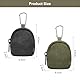VOSSOT 2 PCS Coin Purse mit Reißverschluss,Leckerlitasche für Hunde Schlüsseltasche Für Den Außenbereich Taktische Mini Geldbeutel Mini-Schlüsseltasche Change Purses Nylon Münzbeutel Münzgeldbörse