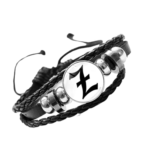 Pulsera de letras inglesas de diseño caliente con inicial en inglés con efecto de alfabeto inglés hecho a mano con cuentas de cristal Beacelets