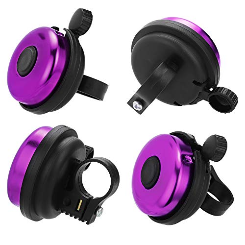 Classic Bike Bell, Aluminum Bicycle Bell, Loud Black-Right Hand Use-1 pack - Picture 176 of 253