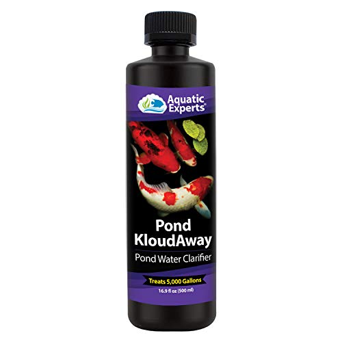 Aquatic Experts KloudAway Freshwater Pond Water Clarifier - Clears Cloudy Water, Water Clarifier for Fish Pond, Made in USA (500 ml - Treats 5,000 Gallons)