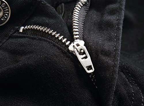 image for FREDD MARSHALL Boy's Classic Black Skinny Fit Ripped Distressed Destro