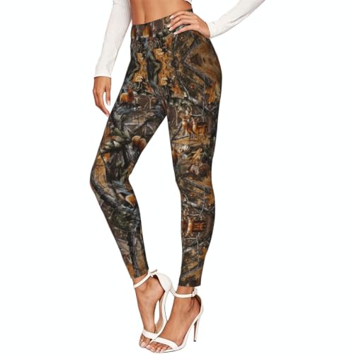 Leggings de alce para mujer ideales para gimnasio y rutas de montaña