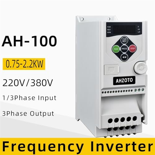 Variateur de fréquence 220V à 380V 0.75KW pour moteur triphasé