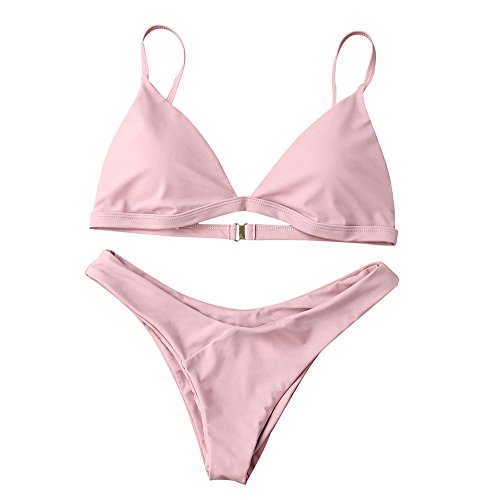 Gusspower Bañadores Bikinis Bañador Trajes De Baño Swimwear Mujer Vestidos De Baño Ropa De Baño Sujetador Push-up Acolchado Sexy Mujer Bikini Set Ajustable Tops+Bragas del triángulo