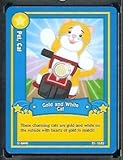 Ganz WebKinz #18 Gold and White Cat