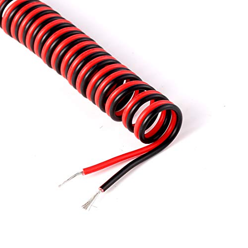 Shangyuan Boat Light Extension Cable Wire Cord for 3528 5050 5630 Led Strip Light Single Color, 66ft 22awg 2pin Wires for Pontoon Boat Kayak Stern Anchor Mast Courtesy Navigation Bow Marine Lights