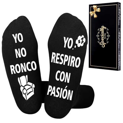 Rebundex Regalos Originales para Hombre Calcetines Divertidos Antideslizantes Divertidos Regalo Hombre Navidad Dia del Padre Cumpleaños San Valentín Padre Abuelo Novio