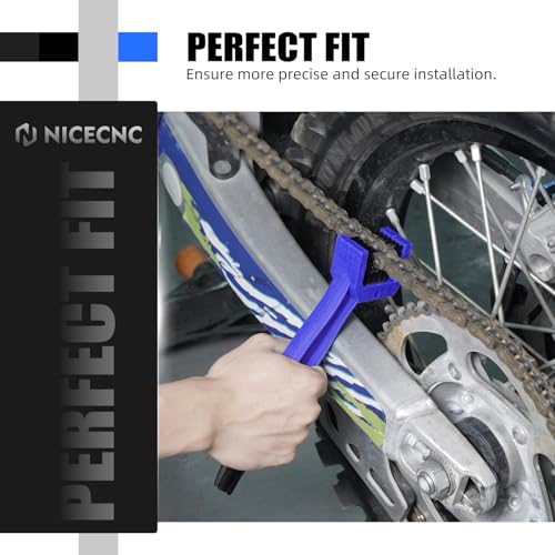 Image of NICECNC 1PCS Motorcycle Chain Gear Dirt Clean Brush Compatible with Honda Compatible with Kawasaki Compatible with Yamaha Dirtbike MX Street Sport Off-Road Motorcycles ATVs Quad Bicycles