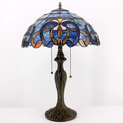 Image of WERFACTORY Zinc Tiffany Table Lamp Base Replacement Only 24 Inch Tall