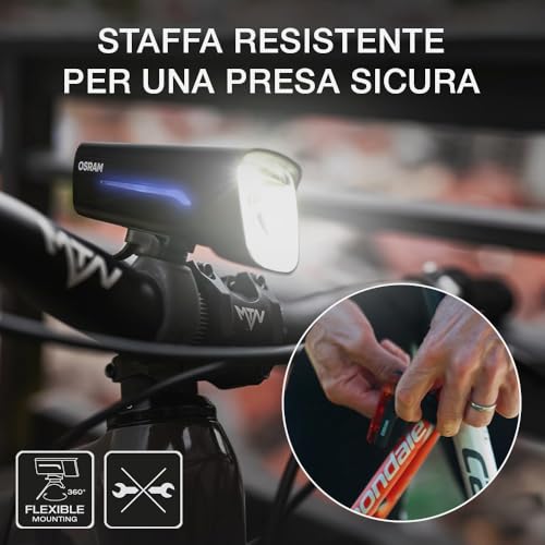 Set Di Luci Per Bicicletta Osram Ledsbike Race 80 Set - 5