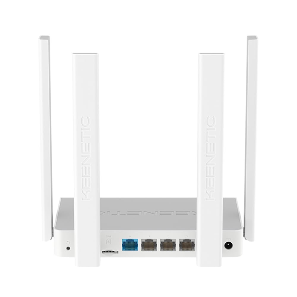 Keenetic Runner 4G (KN-2212) Módem Router 4G Wi-Fi Mesh N300 con Smart Switch de 4 Puertos