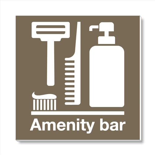 �A���j�e�B�[�o�[/Amenity bar/�v���[�g 15cm×15cm/�p��\�L