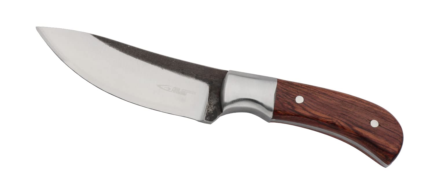 OLEIO Ganli Jagdmesser, 11,5 cm Klinge | Feststehendes Outdoor-Gürtelmesser